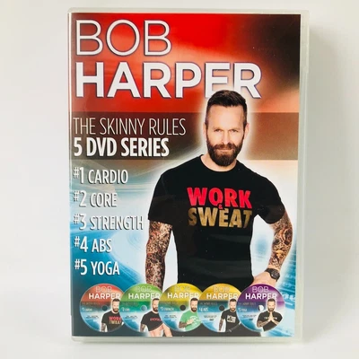 £19.99 • Buy Bob Harper The Skinny Rules 5 DVD Series Region 2 With 4 Week Calendar Free P&P