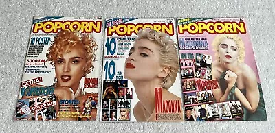 MADONNA Clip Collection Posters Music Magazines Vintage Rare 1980s 1990s • $15