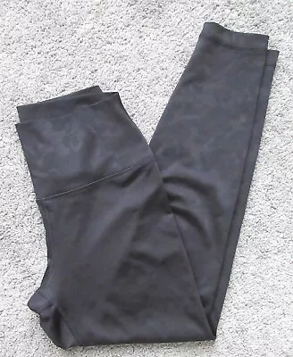 Women Medium M 90 Degree Yoga Black Camo Pants Clean Cute Soft Polyester • $14.95