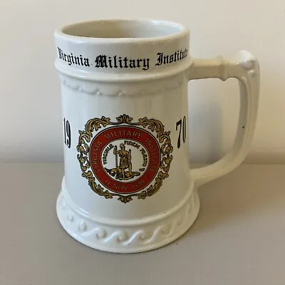 1970 Virginia Military Institute VMI Beer Coffee Tankard Mug • $29.99
