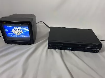 Sylvania ZV450SL8 DVD VCR Combo Player DVD Recorder VHS To DVD *PARTS/REPAIR* • $34.97