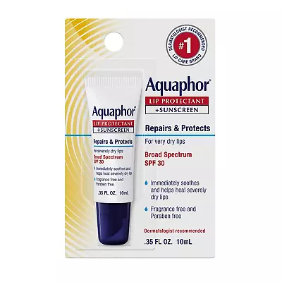 Aquaphor Lip Repair Balm With Sunscreen 0.35 Fl Oz (Pack Of 1)  • $7.37