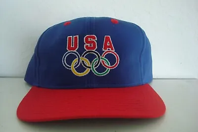 Usa Olympics Atlanta    Snapback  Deadstock Hat Cap Vintage C3 • $17.50