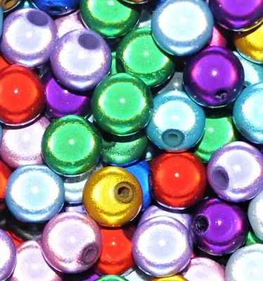 Wholesale 250 Pcs Pangaeawalker AAA Round Miracle Beads Of 10 Mm 17 Colours • £13.95