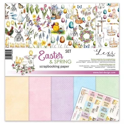 12  X 12  Scrapbooking Paperpad Cardstock Easter & Spring 6 Sheets • £7.95