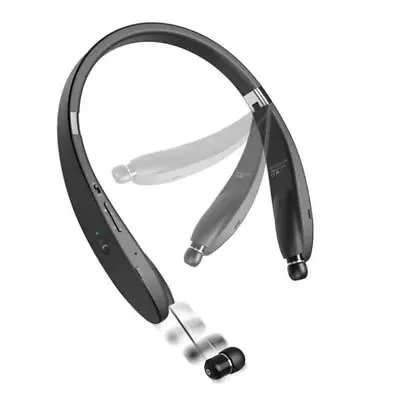 WIRELESS HEADPHONES SPORTS EARPHONES HANDS-FREE MIC FOLDING NECKBAND For PHONES • $58.04