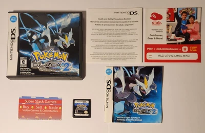 $160.33 • Buy Pokemon Black Version 2 (Nintendo DS, 2012) Complete Authentic Tested