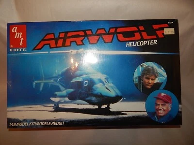 $42.97 • Buy Vintage 1984 NOS AMT Airwolf Helicopter Model Kit 1:48 SEALED #6680