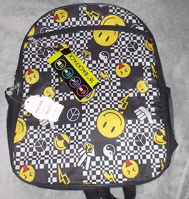 Wonder Nation Smiley 16  Backpack Laptop Sleeve Padded Back & Straps NWT • $10