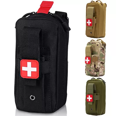 Tactical First Aid Kit IFAK Pouch Emergency EMT EDC Medical Molle Bag For Trauma • $10.99