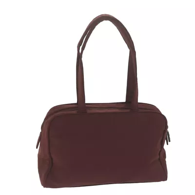 Miu Miu Shoulder Bag Nylon Wine Red Auth 65774 • $120