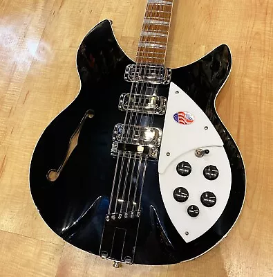 Rickenbacker 1993Plus 12-String Electric Guitar JetGlo • $3799