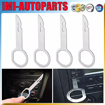 Radio Removal Key Release Tool 4pc For VW Audi Seat Skoda Mercedes Stereo Audio • $3.84