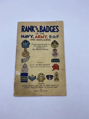 £3.20 • Buy Original Home Guard Issued Ranks & Badges In The Navy, Army, RAF Pamphlet 1940