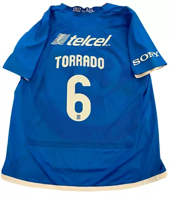 Cruz Azul Mexico 2009/2010 Home Umbro Football Shirt Jersey Torrado #6 Sz Xl • $85