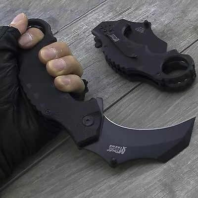 Mtech Usa 7.5  Karambit Spring Assisted G10 Folding Tactical Pocket Knife Edc • $15.95