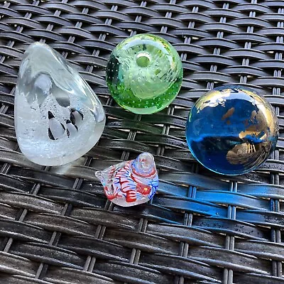 Vintage Glass Paperweights Caithness Journey Scotland  • $25