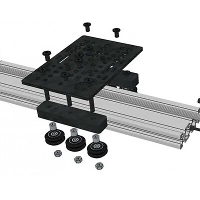 20-80mm V Slot Universal Tool Gantry Plate Aluminum Board For CNC Router Machine • £10.01