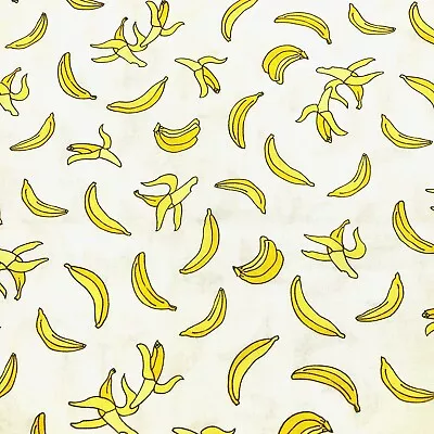 Bananas All Over 100% Cotton Fabric By Moda To Quilt Or Sew Funky Monkeys #15072 • $14.99