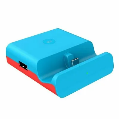 For Nintendo Switch Docking Station Stand Charging Dock 4K TV HDMI Adapter Blue • $17.99