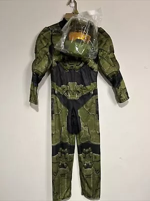 Disguise Halo Master Chief Infinite Deluxe Exclusive Halloween Costume Sz 8/10 M • $17