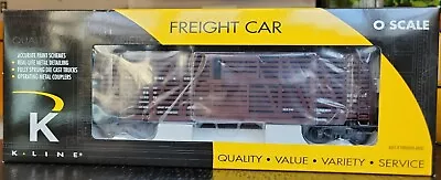 K-Line O Scale Baltimore & Ohio Double Deck Stock Car B&O #K763-1091 NIB (F76) • $39.95