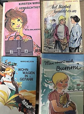 Vintage Lot Of 4 German Children's Books Wonderful Illustrations! Gottingen 1968 • $19.80