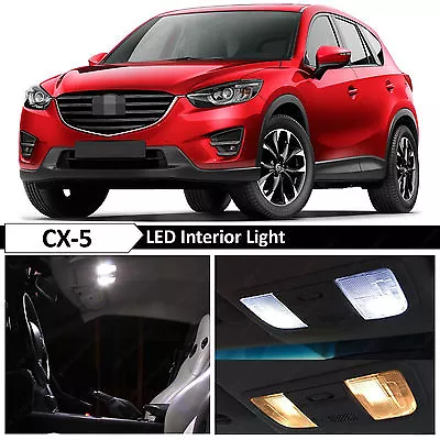 11x White Interior LED Light Package Kit For 2013-2016 Mazda CX5 CX-5 • $12.89