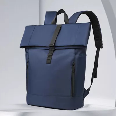 Men Backpack Breathable Waterproof Business Bag For Office Travel (Blue) • $21.49