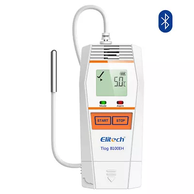 Elitech Tlog B100EH Temperature Humidity Data Logger Wireless Reusable Bluetooth • $395.59