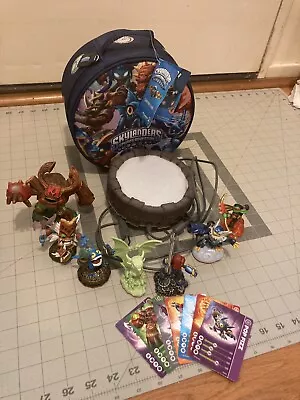 $19.99 • Buy Skylanders Giants Carrying Case Lot W/ Figures Cards + Poster XBox 360