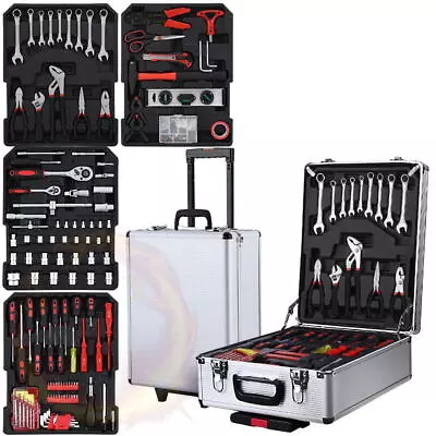 786pcs Tool Kit Trolley Case Mechanics Box Toolbox Portable DIY Set SL • $131.24