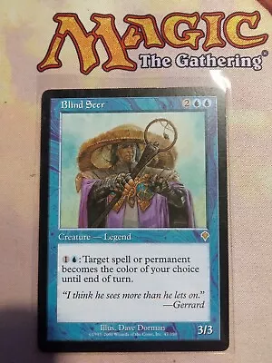 £4.25 • Buy Magic The Gathering Cards, A Blind Seer, Invasion - MTG