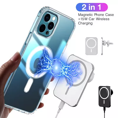$9.98 • Buy Magsafe Magnetic Wireless Car Charger Mount For IPhone 14 13 12 11 Pro X XR XS
