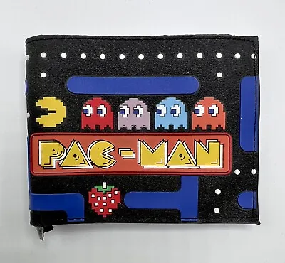 Bioworld PAC MAN Folding Wallet Video Games Nintendo Namco Midway • $11.69