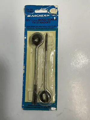 Vintage Radio Shack Archer 5.25” Wood Screw TV Standoff 3 Pieces • $14.99