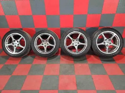 00-04 C5 Corvette Wheels & Tires Set (OEM Factory High Polished 5 Spoke) 17 /18  • $1249.99