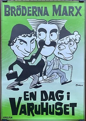 The Big Store Charles Reisner The Marx Brothers Tony Martin Movie Poster • $350