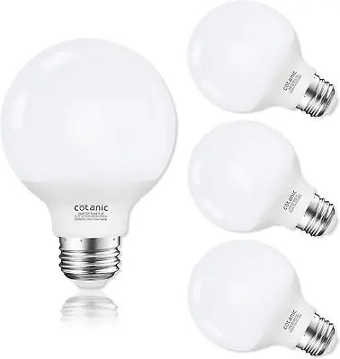 G25 LED Vanity Light Bulb 2700K Warm White Globe Light Bulbs For Bathroom Va... • $21.34