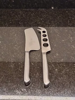 2 Piece Set Of IKEA Cheese Knives Stainless Steel • £7.99