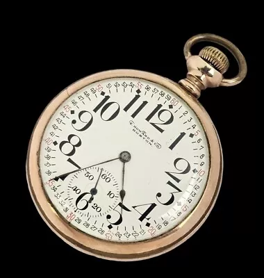 1908 E. Howard & Co.  16S 17 Jewels Gold Filled Montgomery Dial Pocket Watch • $375