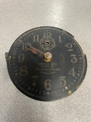 Vintage Keyless Auto Clock Co. Automobile Clock Made In USA  • $35