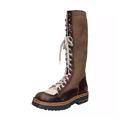 Women's Shoes MOMA 7 (EU 37) Boots Brown Suede EY492-37 • $194.90