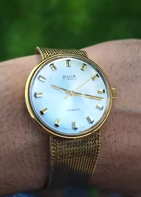 Beautiful Avia 17 Jewels Men's Mechanical Watch • £69.99