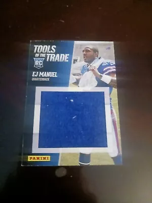 2013 Panini National Convention Tools Of The Trade Towels EJ Manuel #4 Rookie RC • $1.89