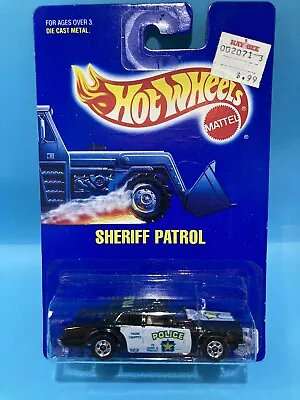 1991 Hot Wheels #59 Blue Card (#123 Sheriff Patrol) • $6