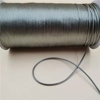 20Meters Silk Satin Cord 2mm Macrame String Beading Thread Jewelry Making Cords • $14.28