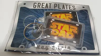 Star Dad Keychain Star Wars Lookalike Father's Day My Hero Home Run 77005 (New) • $4.99