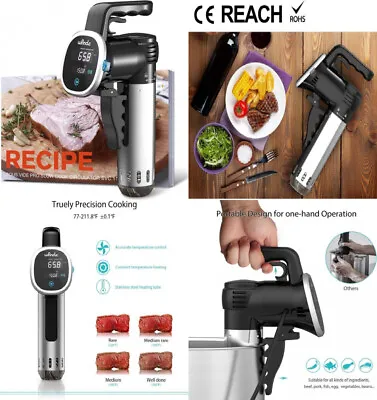 Wancle Sous Vide Precision Cooker Immersion Circulator Black-Classic Black  • £124.12