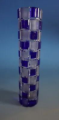 £40.32 • Buy RS0123-090: Glass Crystal Vase Bar Vase Cube Decor Probably Bohemia